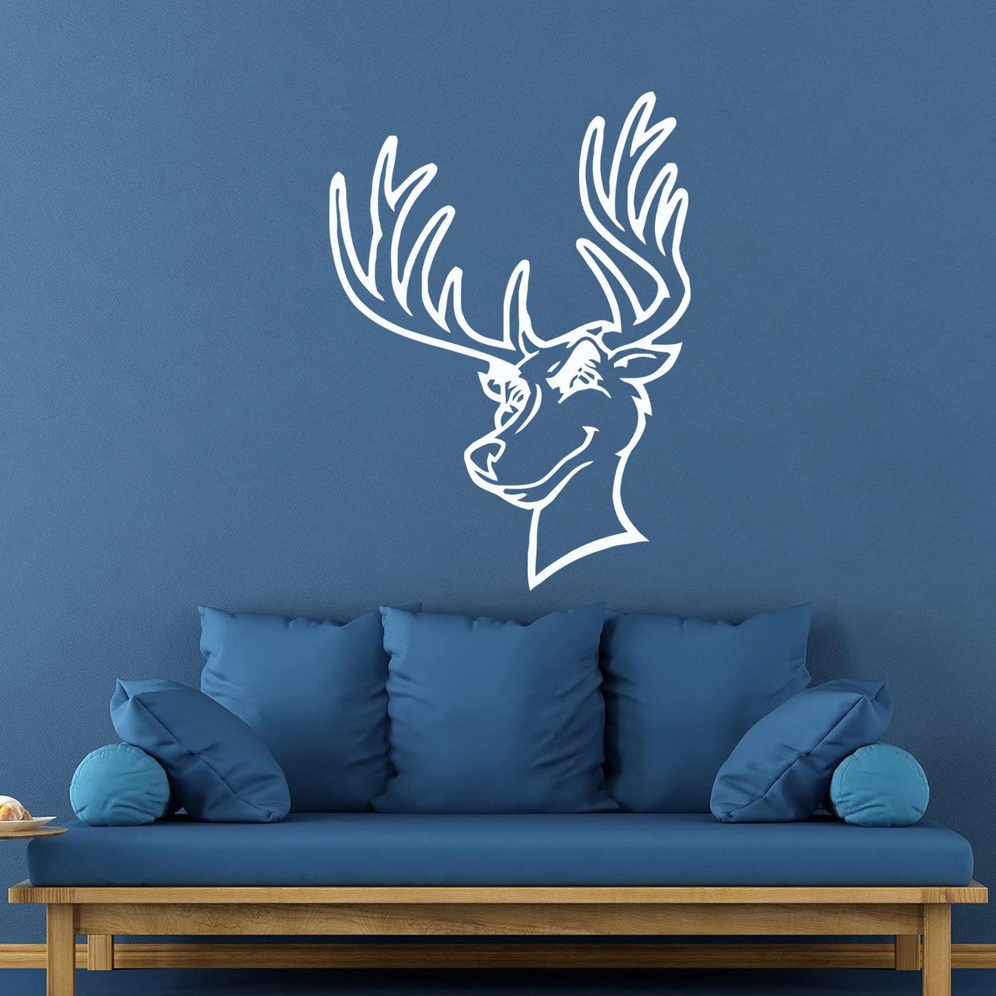 Wall Stickers Paster Paper Animal Head Deer Hunting Trophy Woodland It Won'T Fall Off