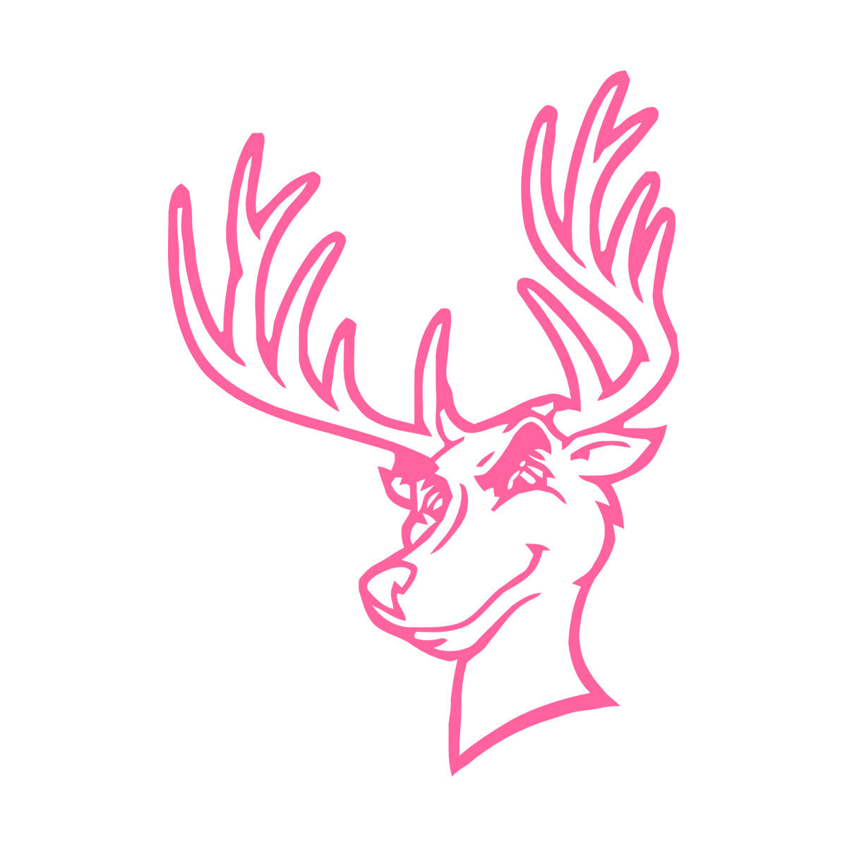 Wall Stickers Paster Paper Animal Head Deer Hunting Trophy Woodland It Won'T Fall Off