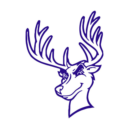 Wall Stickers Paster Paper Animal Head Deer Hunting Trophy Woodland It Won'T Fall Off