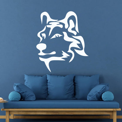 Vinyl Wall Stickers Animal Wolf Predator Tribal Self Adhesive