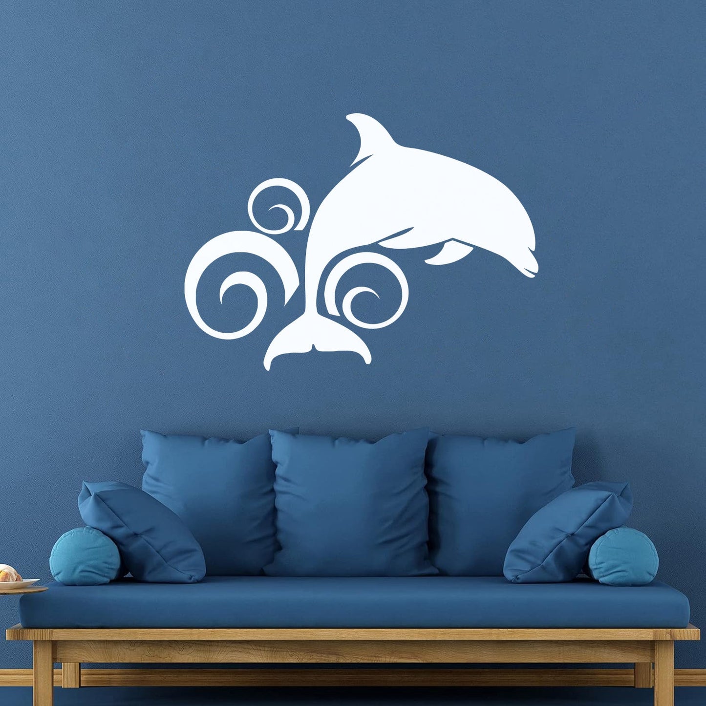 Dolphin Animal Ocean Wave Wall Stickers Paster Paper Art Mural Painting