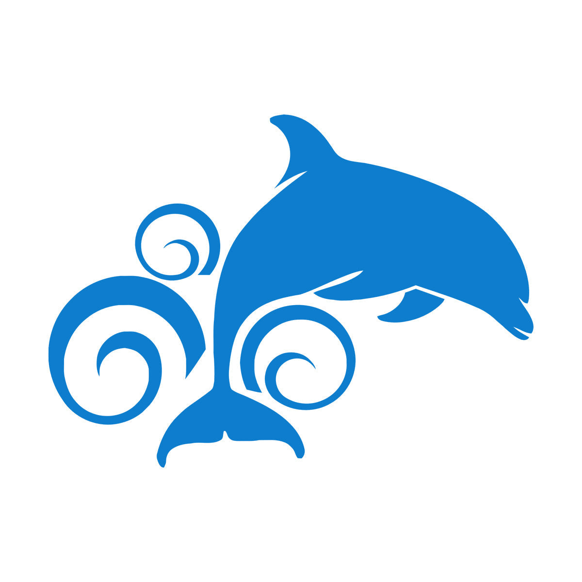 Dolphin Animal Ocean Wave Wall Stickers Paster Paper Art Mural Painting