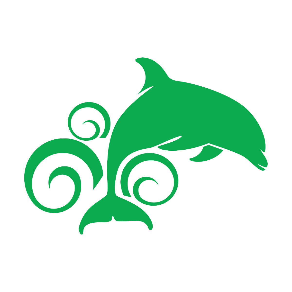 Dolphin Animal Ocean Wave Wall Stickers Paster Paper Art Mural Painting