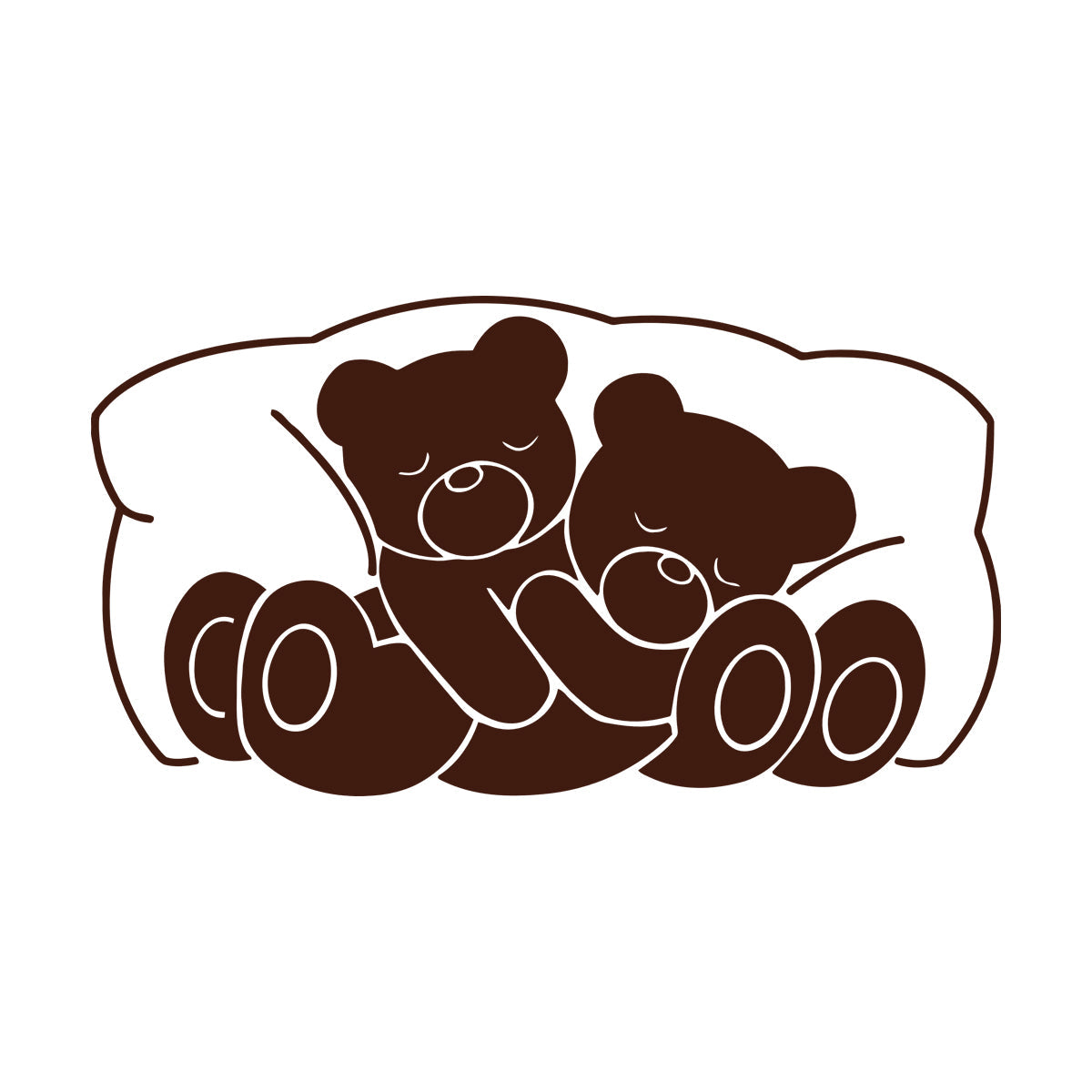 Wall Vinyl Sticker Decor Bear Children Animal Bedrooms Nursery Multiple Size Options