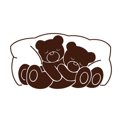 Wall Vinyl Sticker Decor Bear Children Animal Bedrooms Nursery Multiple Size Options