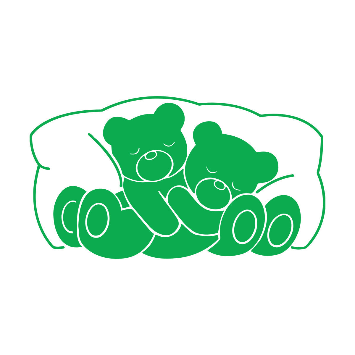 Wall Vinyl Sticker Decor Bear Children Animal Bedrooms Nursery Multiple Size Options