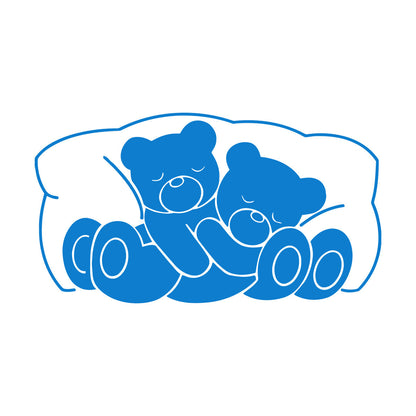 Wall Vinyl Sticker Decor Bear Children Animal Bedrooms Nursery Multiple Size Options