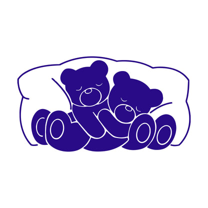 Wall Vinyl Sticker Decor Bear Children Animal Bedrooms Nursery Multiple Size Options