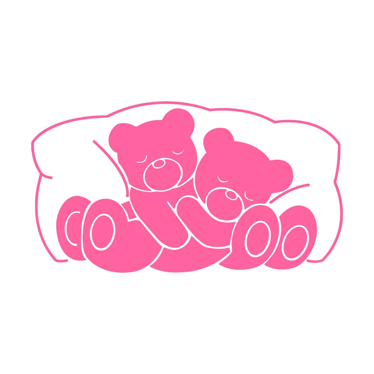 Wall Vinyl Sticker Decor Bear Children Animal Bedrooms Nursery Multiple Size Options