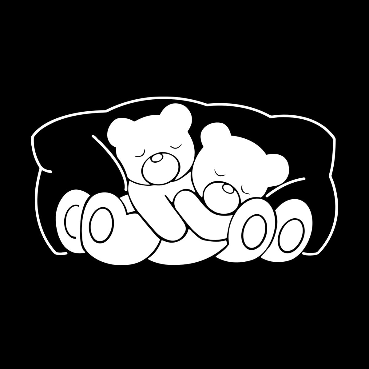 Wall Vinyl Sticker Decor Bear Children Animal Bedrooms Nursery Multiple Size Options