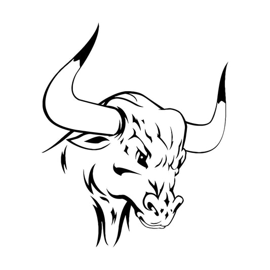 Wall Stickers Bull Bullfight Animal Farm Village It Won'T Fall Off