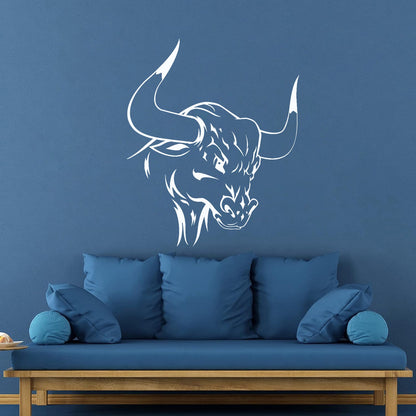 Wall Stickers Bull Bullfight Animal Farm Village It Won'T Fall Off