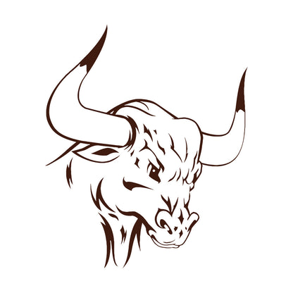 Wall Stickers Bull Bullfight Animal Farm Village It Won'T Fall Off