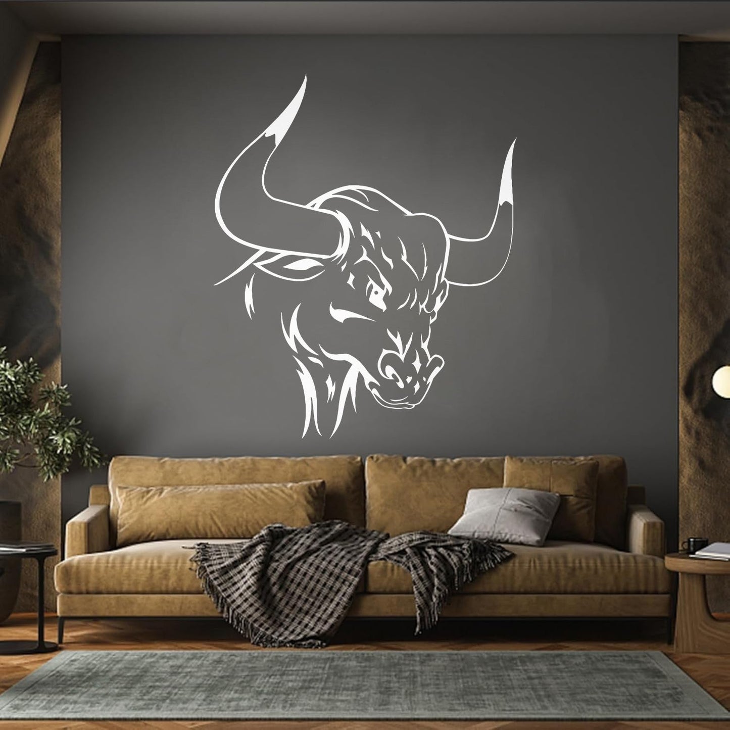 Wall Stickers Bull Bullfight Animal Farm Village It Won'T Fall Off