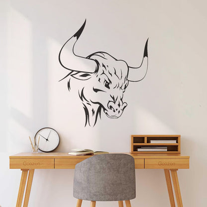 Wall Stickers Bull Bullfight Animal Farm Village It Won'T Fall Off