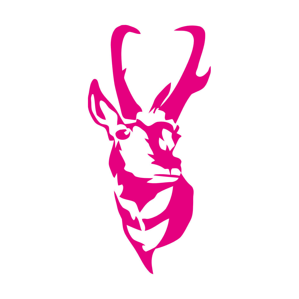 Fine Carving Stickers Deer Animal Hunt Hunter Tribal Easy Installation