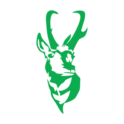 Fine Carving Stickers Deer Animal Hunt Hunter Tribal Easy Installation