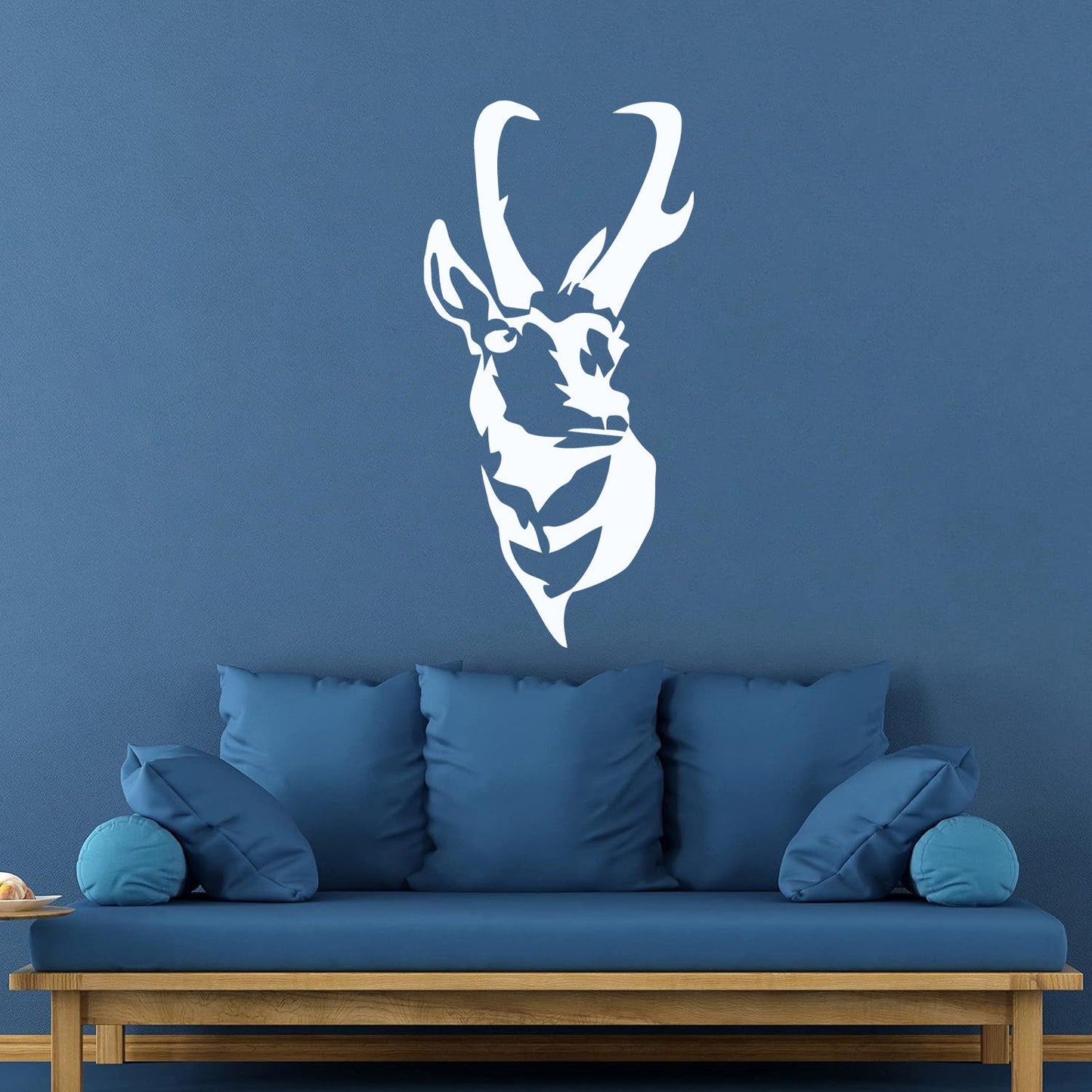 Fine Carving Stickers Deer Animal Hunt Hunter Tribal Easy Installation