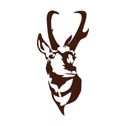 Fine Carving Stickers Deer Animal Hunt Hunter Tribal Easy Installation