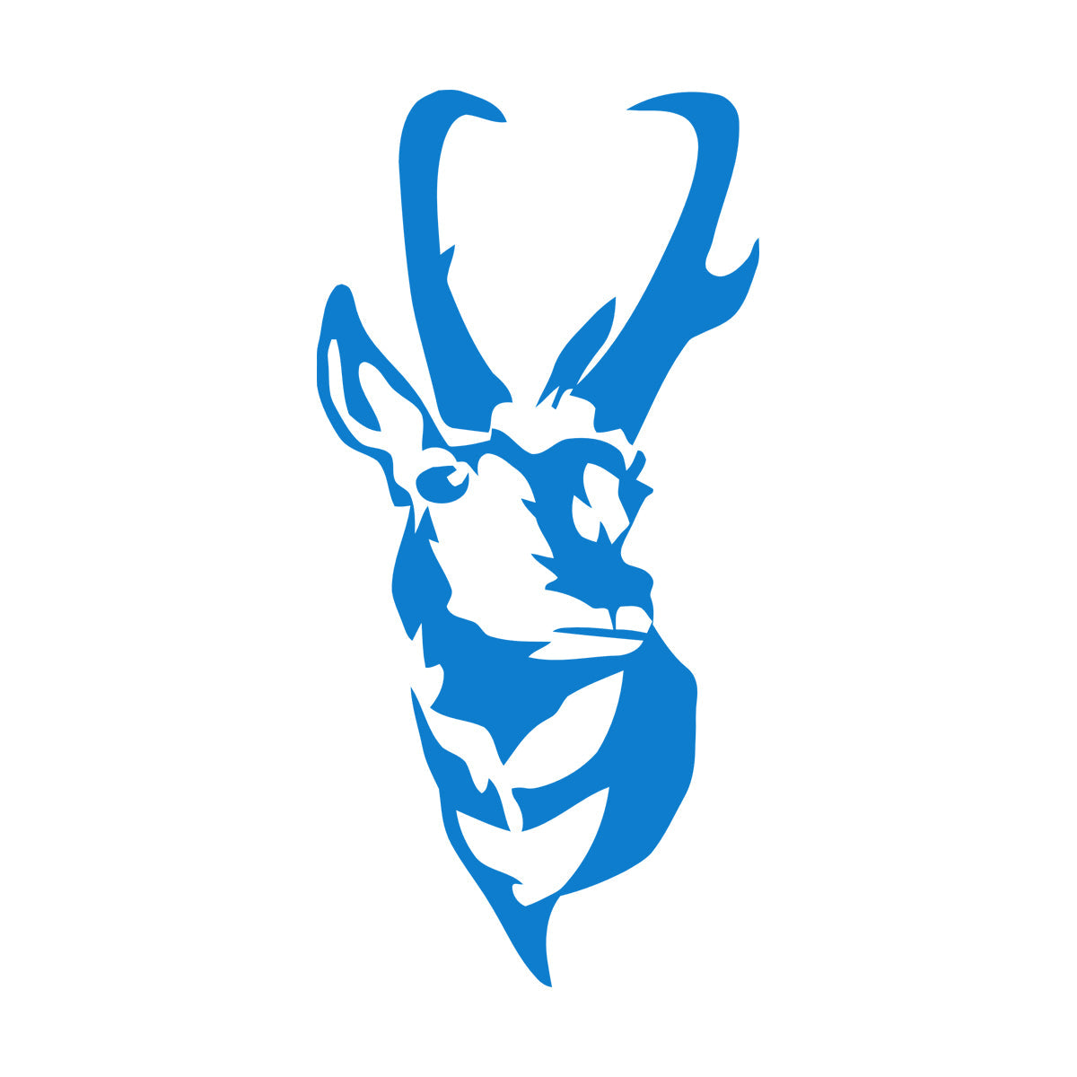 Fine Carving Stickers Deer Animal Hunt Hunter Tribal Easy Installation