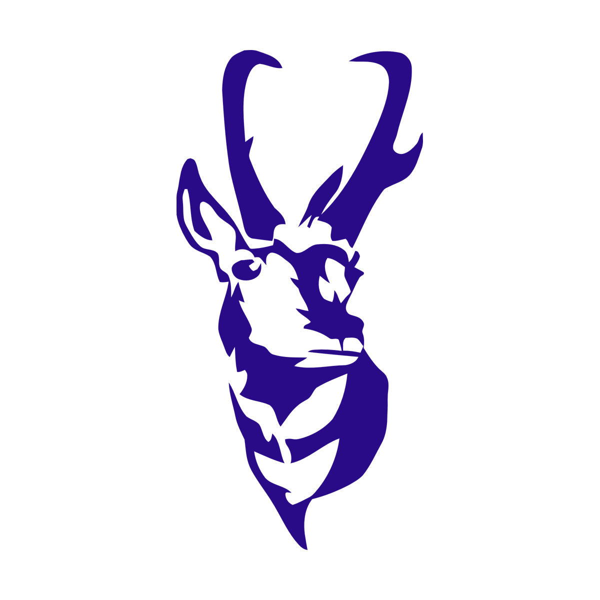 Fine Carving Stickers Deer Animal Hunt Hunter Tribal Easy Installation