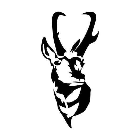 Fine Carving Stickers Deer Animal Hunt Hunter Tribal Easy Installation