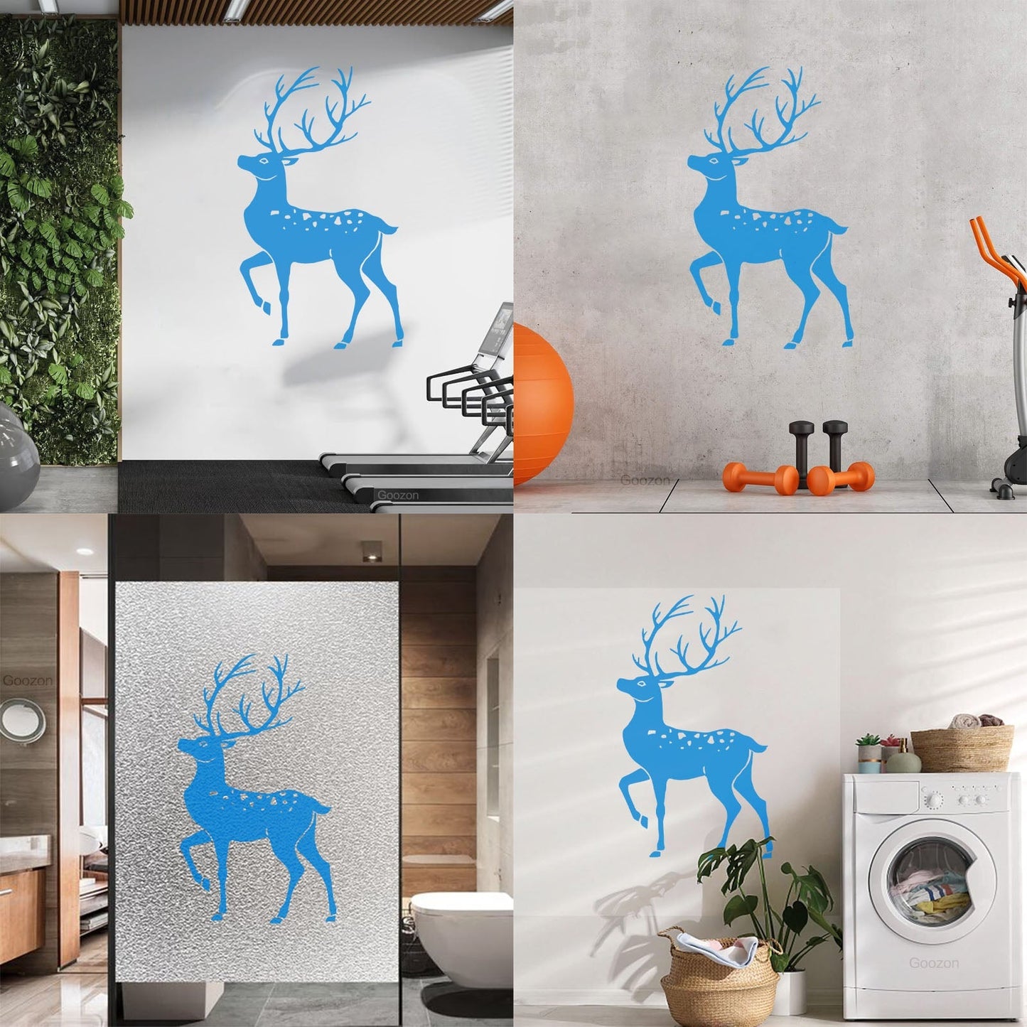 Fine Carving Decals Deer Hunting Hunter Animals Multiple Size Options