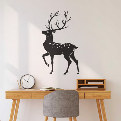 Fine Carving Decals Deer Hunting Hunter Animals Multiple Size Options