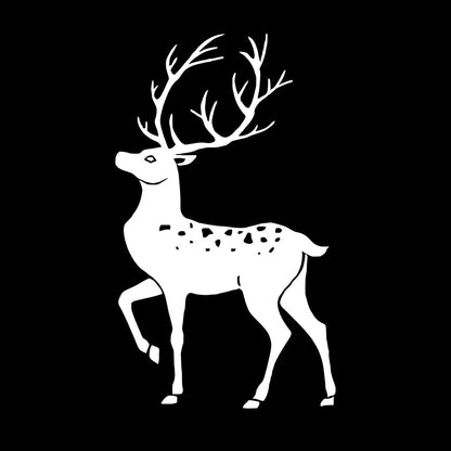 Fine Carving Decals Deer Hunting Hunter Animals Multiple Size Options