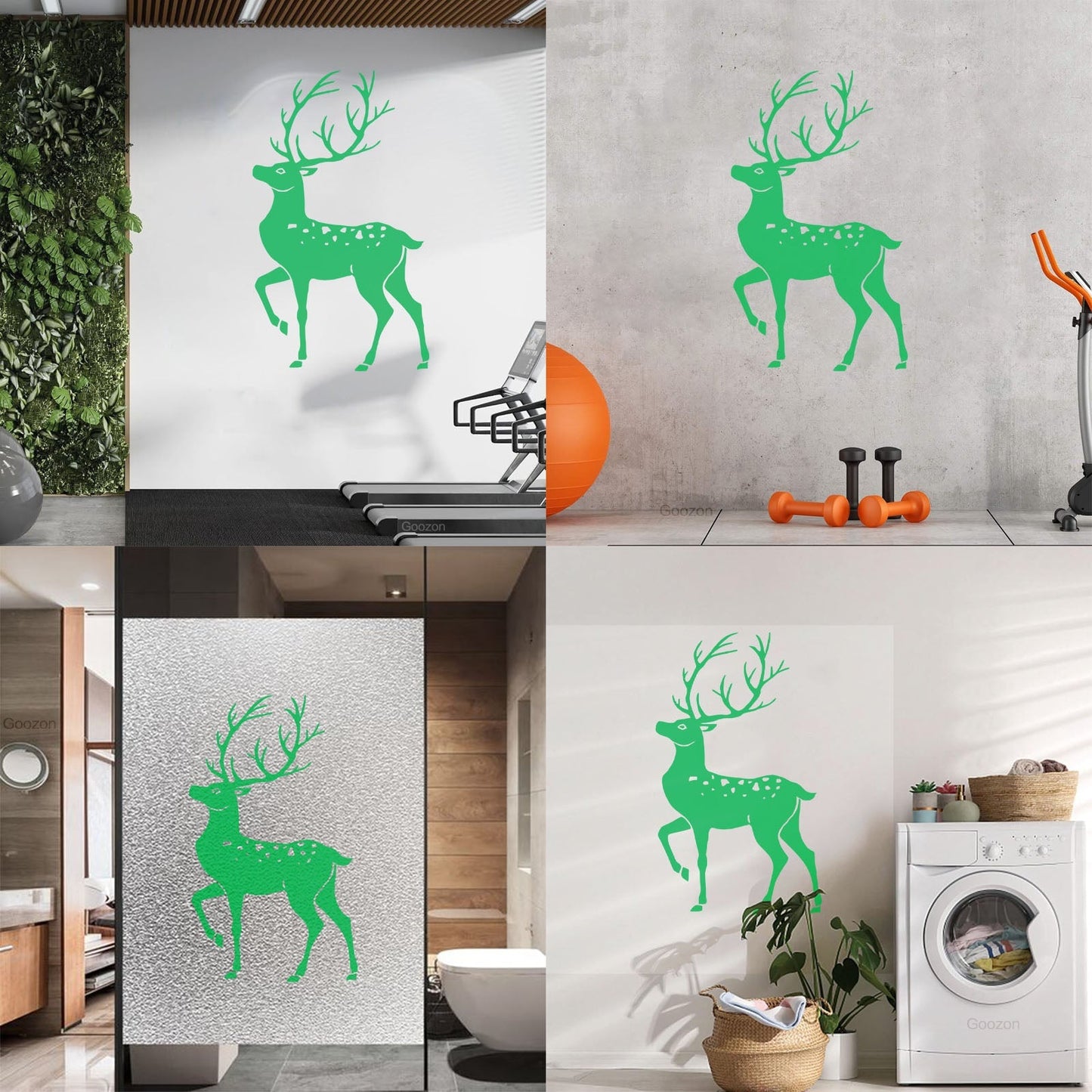 Fine Carving Decals Deer Hunting Hunter Animals Multiple Size Options