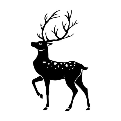 Fine Carving Decals Deer Hunting Hunter Animals Multiple Size Options