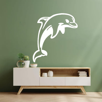 Mural And Wall Vinyl Decal Dolphin Ocean Marine Animal Nursery Tattoo Culture