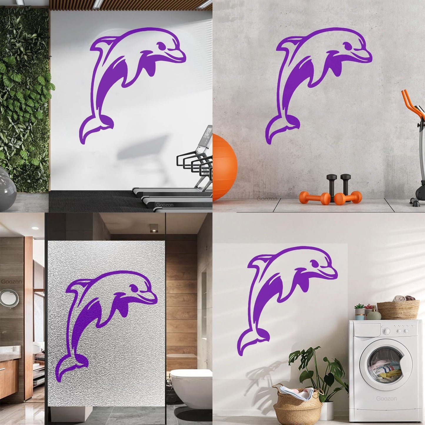 Mural And Wall Vinyl Decal Dolphin Ocean Marine Animal Nursery Tattoo Culture
