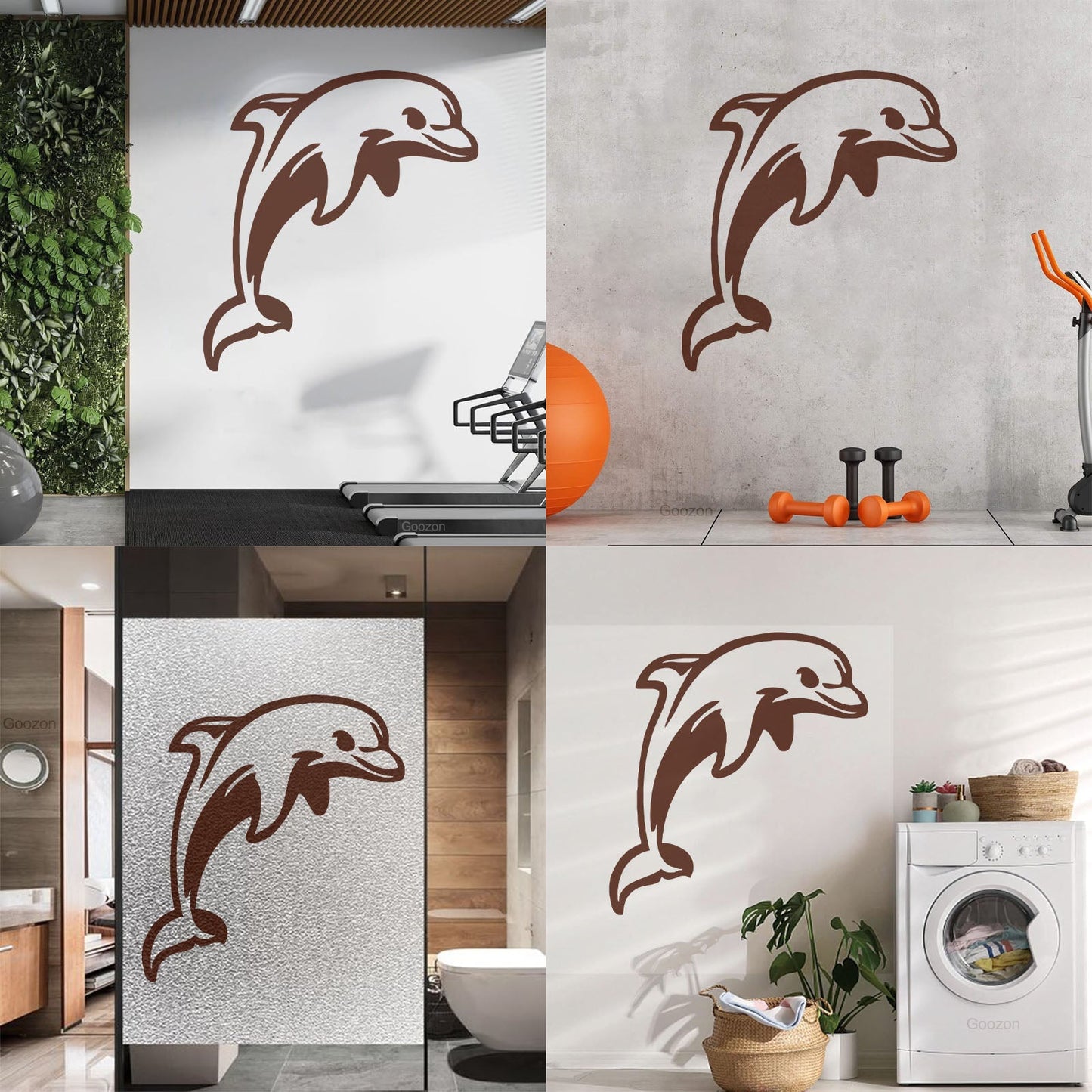 Mural And Wall Vinyl Decal Dolphin Ocean Marine Animal Nursery Tattoo Culture