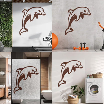 Mural And Wall Vinyl Decal Dolphin Ocean Marine Animal Nursery Tattoo Culture