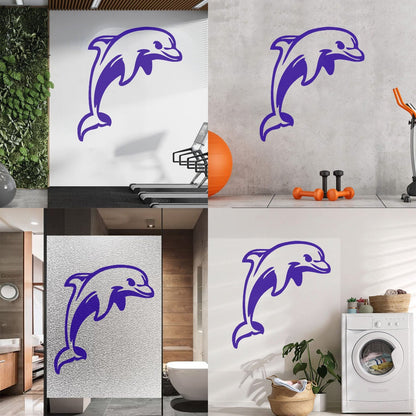 Mural And Wall Vinyl Decal Dolphin Ocean Marine Animal Nursery Tattoo Culture