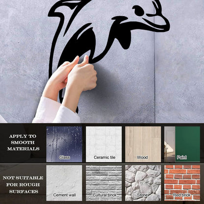 Mural And Wall Vinyl Decal Dolphin Ocean Marine Animal Nursery Tattoo Culture