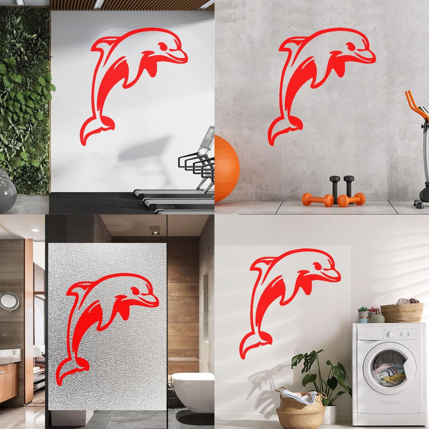 Mural And Wall Vinyl Decal Dolphin Ocean Marine Animal Nursery Tattoo Culture