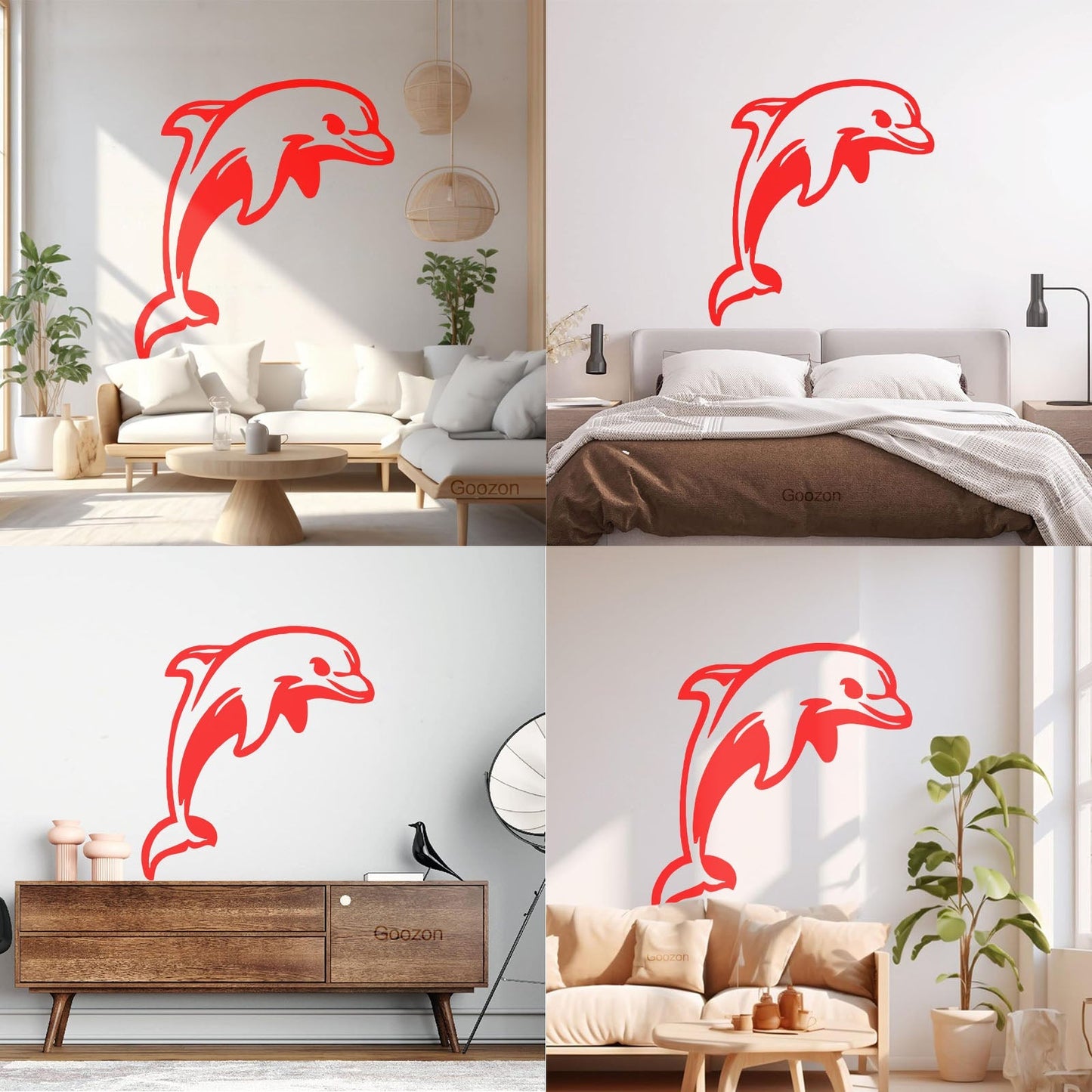 Mural And Wall Vinyl Decal Dolphin Ocean Marine Animal Nursery Tattoo Culture