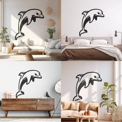 Mural And Wall Vinyl Decal Dolphin Ocean Marine Animal Nursery Tattoo Culture