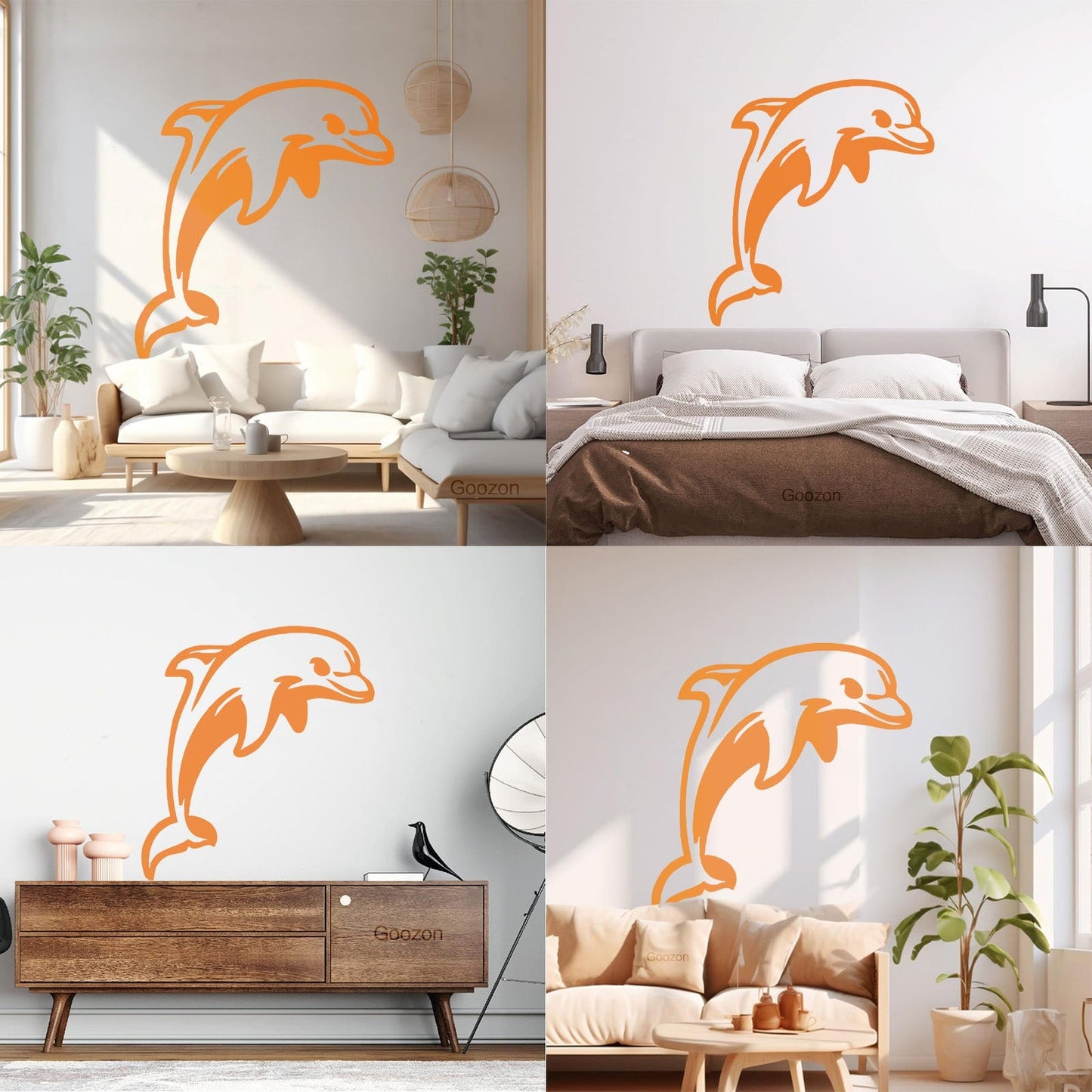 Mural And Wall Vinyl Decal Dolphin Ocean Marine Animal Nursery Tattoo Culture