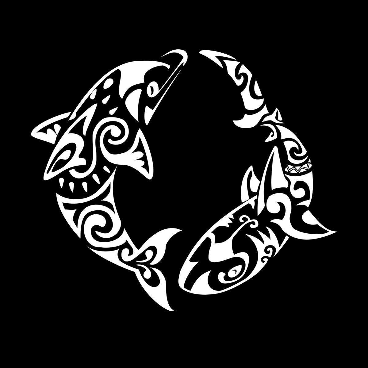 Wall Stickers Paster Paper Dolphin Versus Shark Sea Ocean Marine Animals Removable Without Leaving Glue