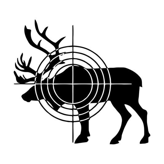 Wall Decals Pvc Elk Hunting Target Animal Waterproof