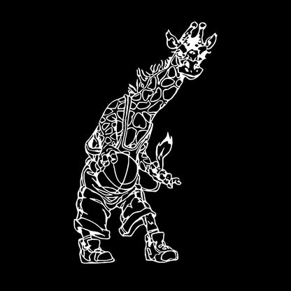 Lettering Stickers Giraffe Basketball Animal Nursery Kids Art Mural Painting