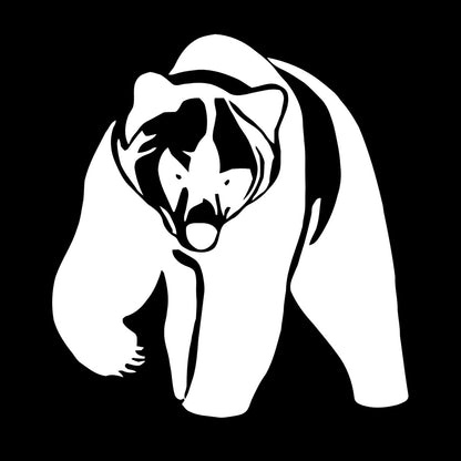 Vinyl Wall Stickers Grizzly Bear Animal Predator Waterproof