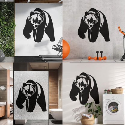 Vinyl Wall Stickers Grizzly Bear Animal Predator Waterproof