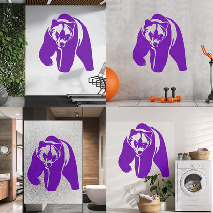 Vinyl Wall Stickers Grizzly Bear Animal Predator Waterproof