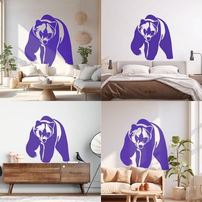 Vinyl Wall Stickers Grizzly Bear Animal Predator Waterproof