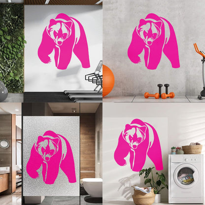 Vinyl Wall Stickers Grizzly Bear Animal Predator Waterproof