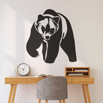 Vinyl Wall Stickers Grizzly Bear Animal Predator Waterproof